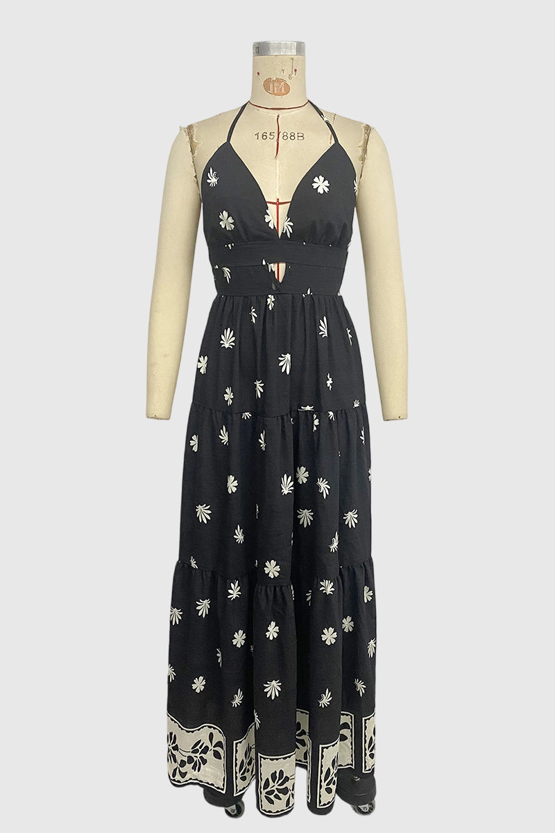 Floral Print Maxi Dress