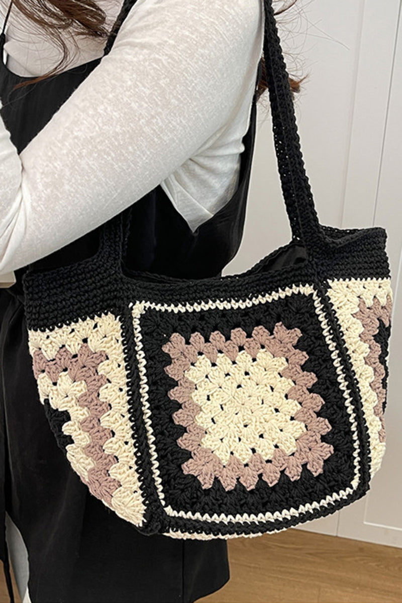 Chic Crochet Tote Bag