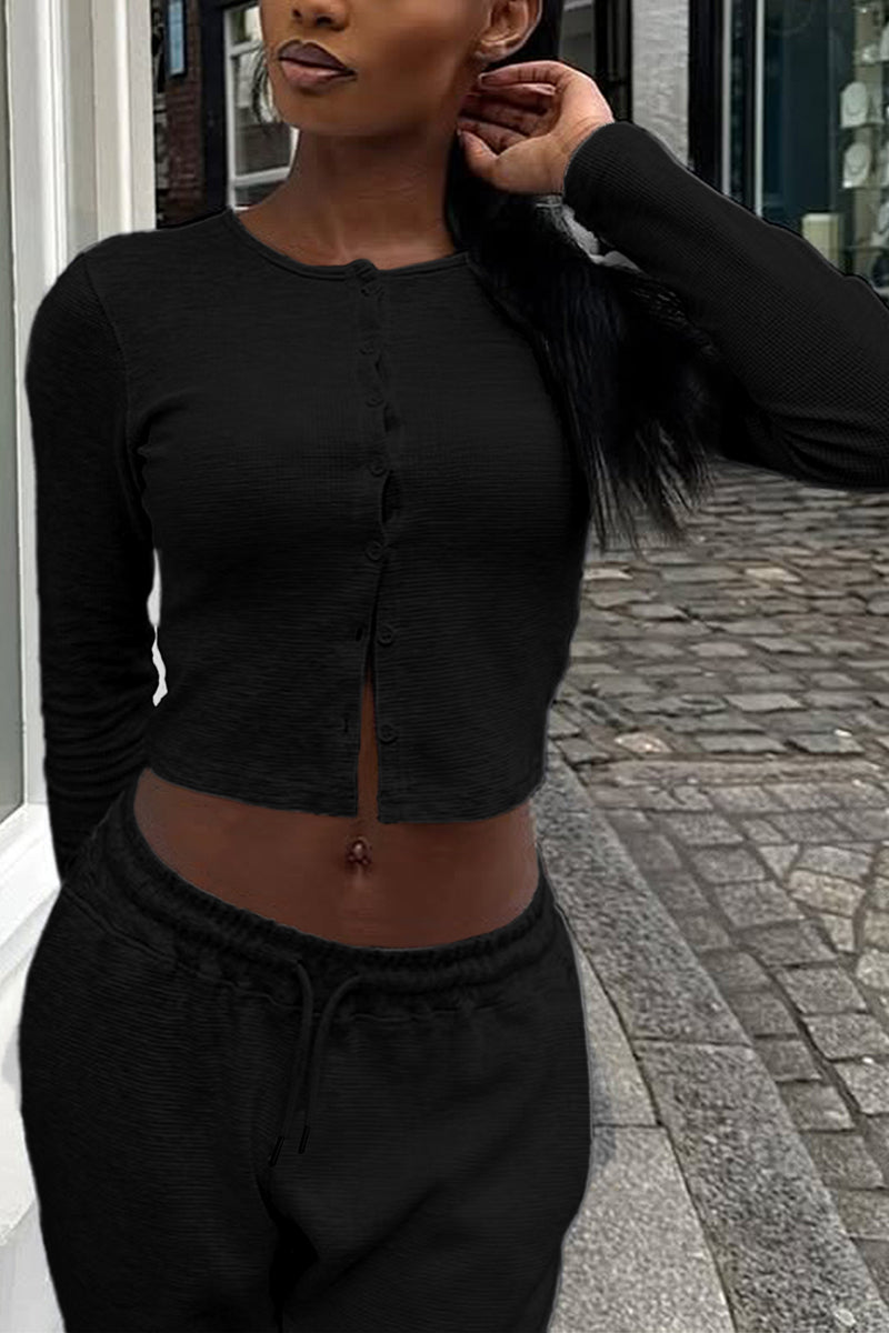 Long Sleeve Casual Pants Set