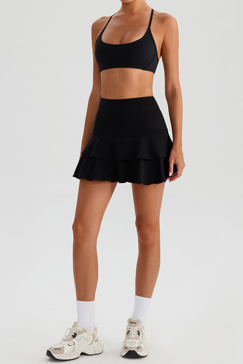 Strappy Supportive Sports Bra
