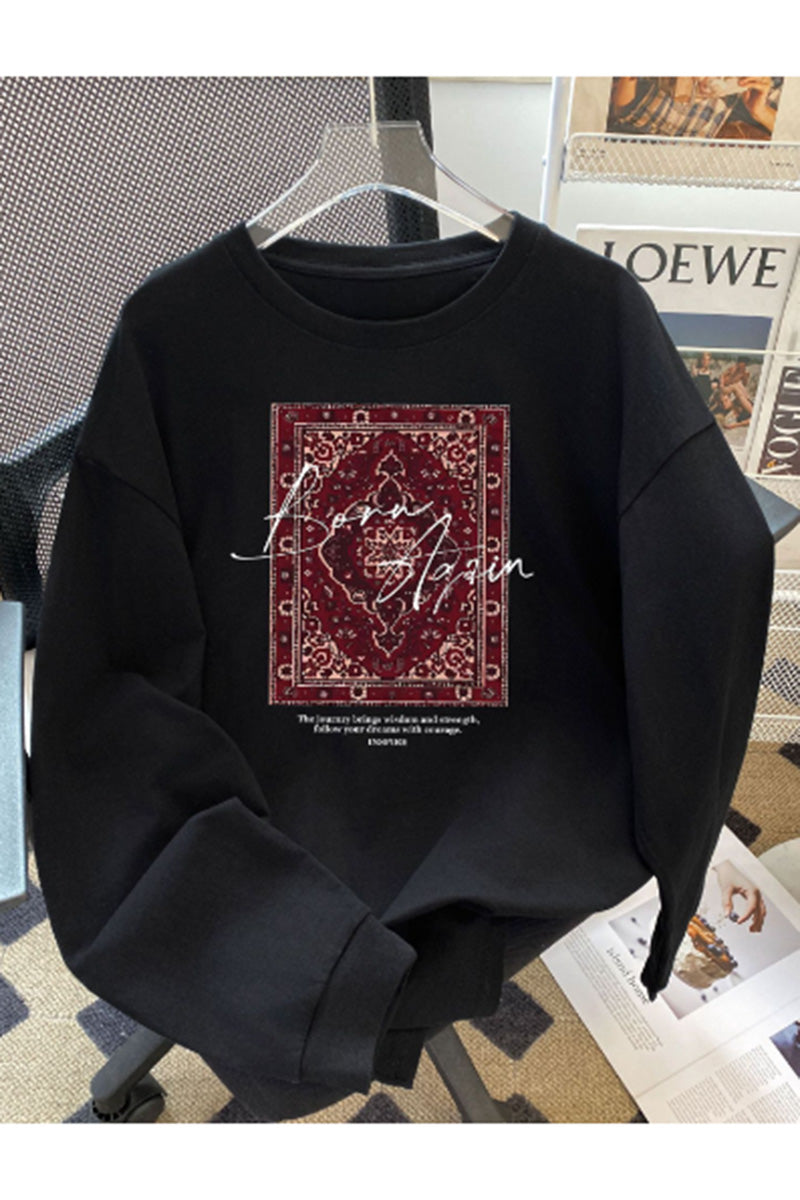 Stylish Graphic Long Sleeve T-Shirt