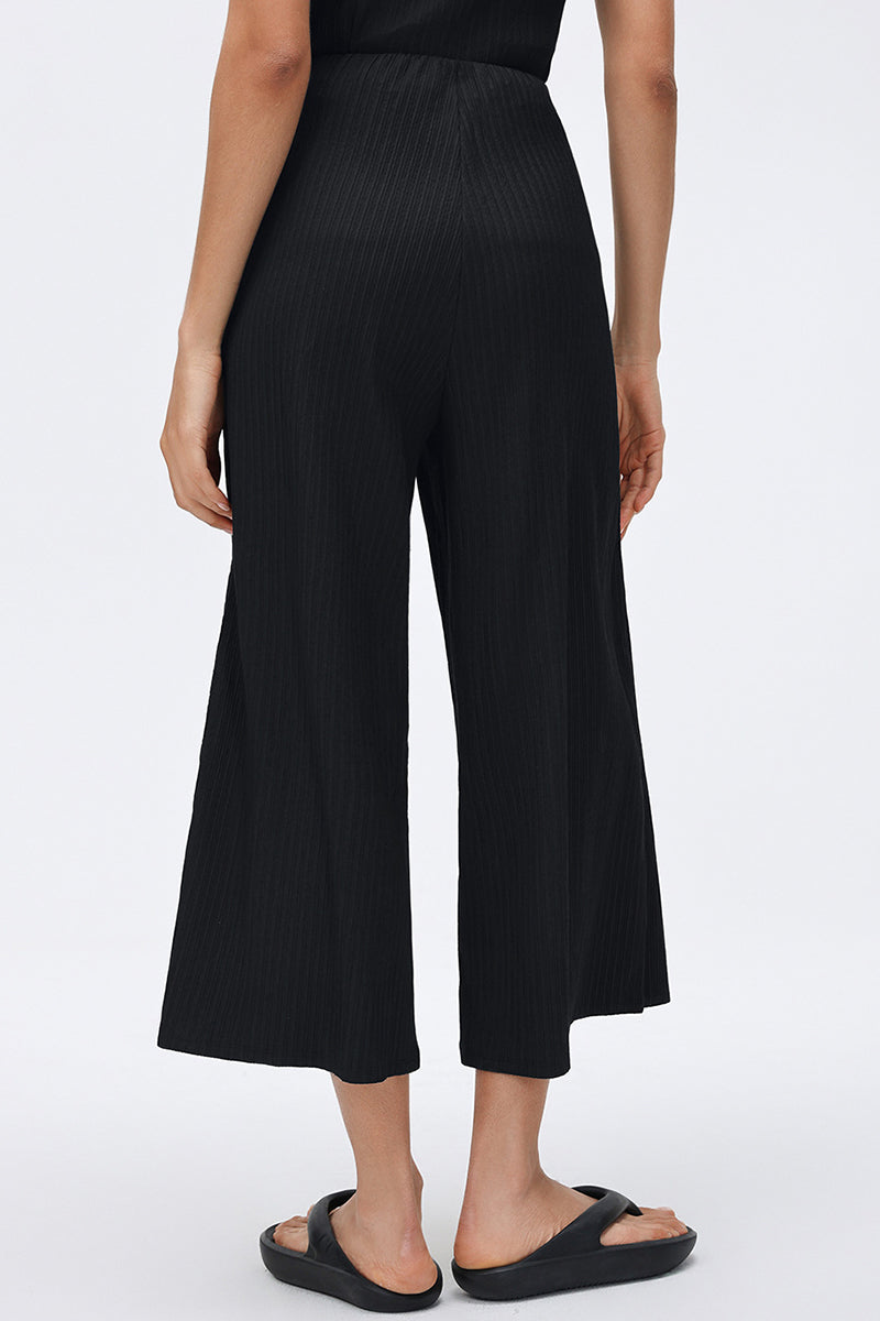 Wide Leg High-Waist Jogger Pants