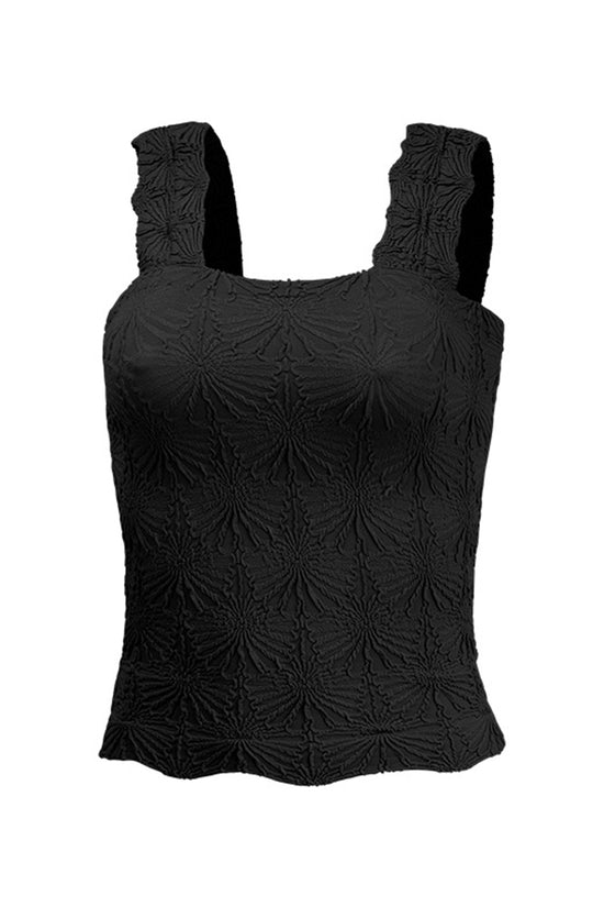 Textured Sleeveless Tank Top