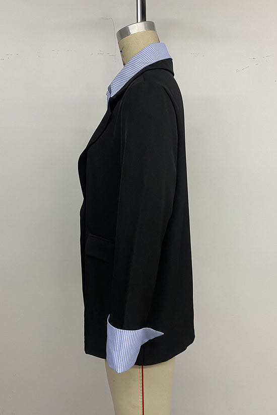 Chic Tailored Single-Breasted Blazer