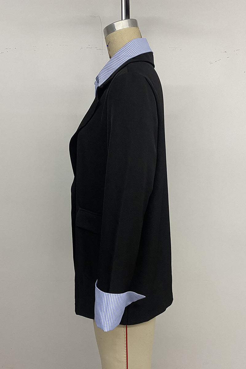 Chic Tailored Single-Breasted Blazer