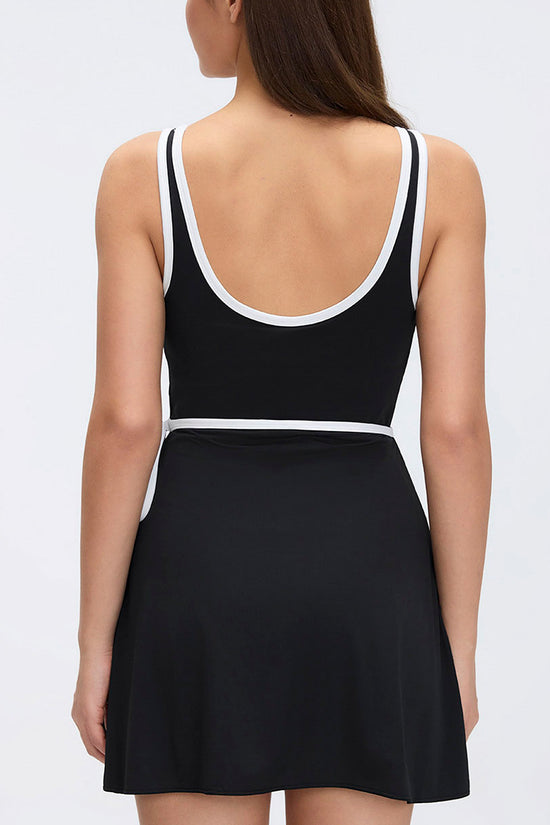 Sleeveless Wrap Casual Mini Dress