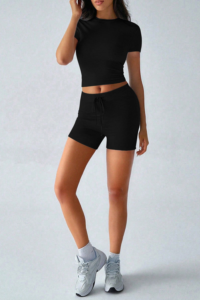 Sleek Activewear Short Set