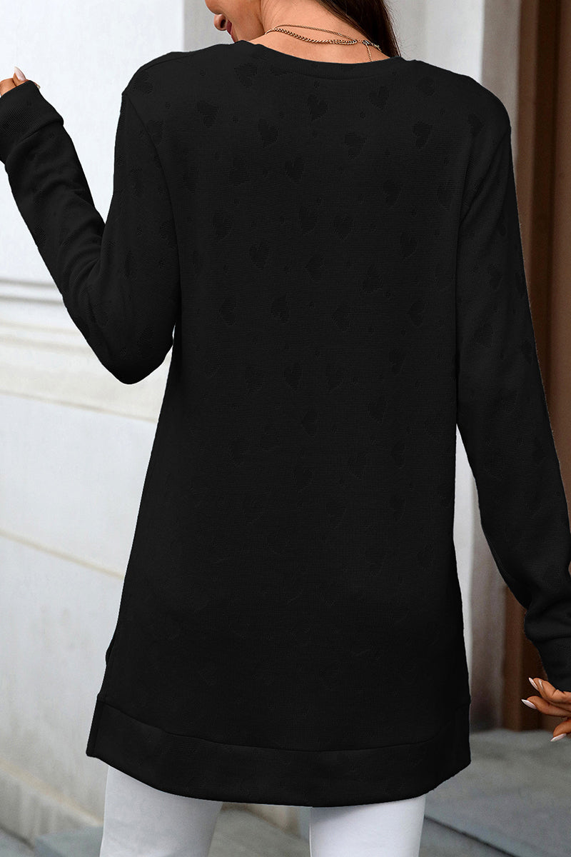 Long Sleeve Oversized Tunic Tee