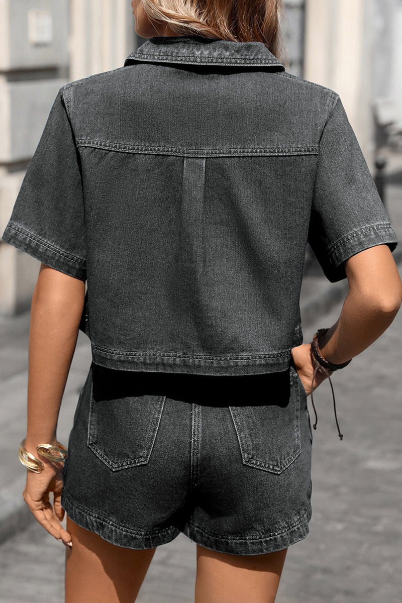 Chic Street Style Two-Piece Set