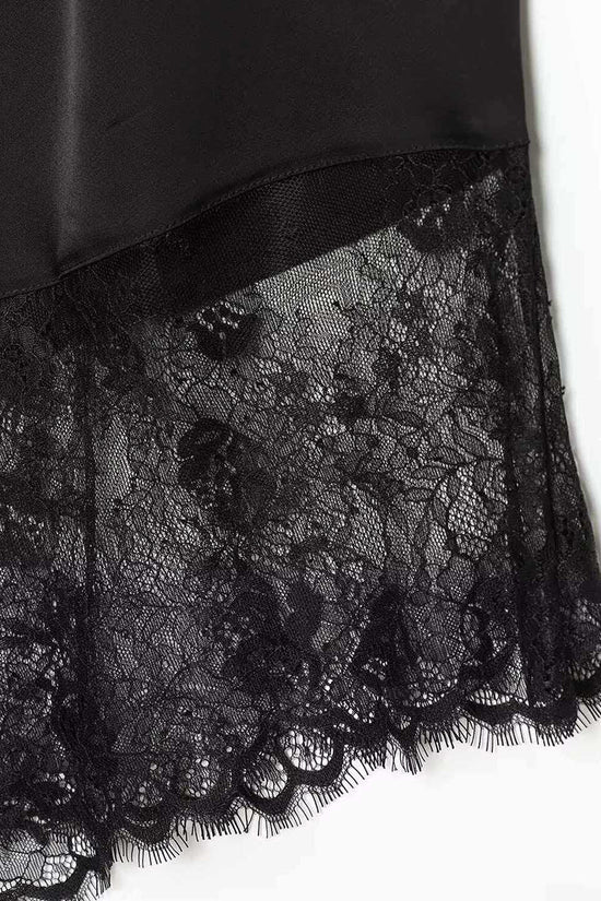 Asymmetric Lace Halter Neck Top