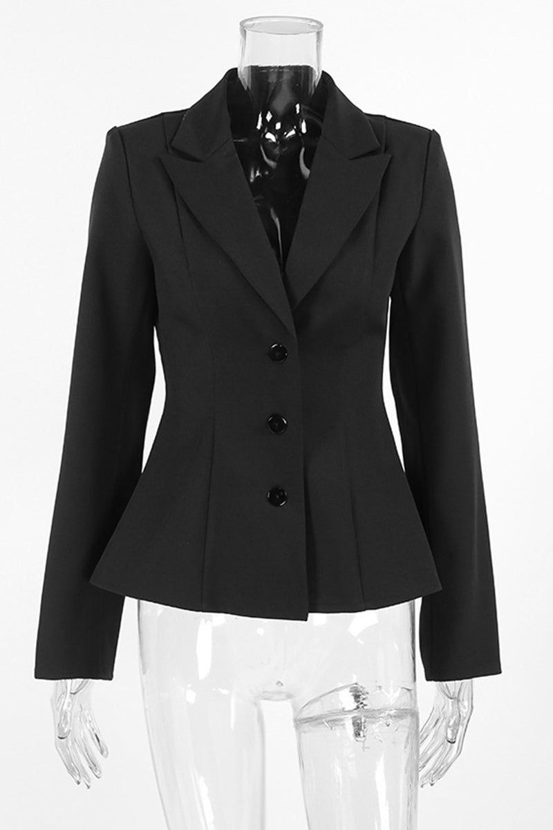 Tailored Fit Button-Down Blazer