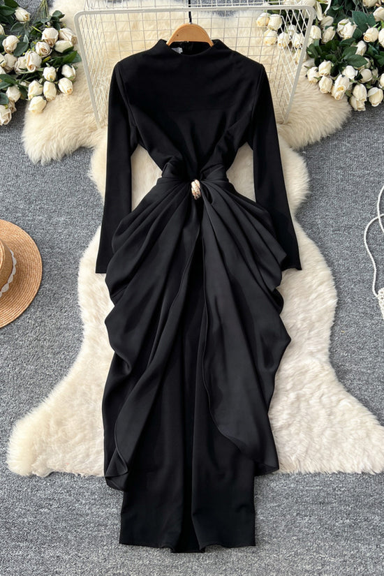 Elegant Knot Detail Maxi Dress