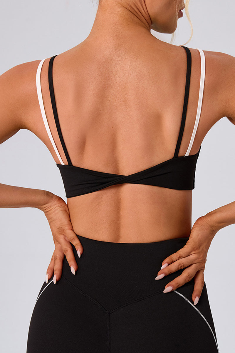 Strap Detail Sports Bra