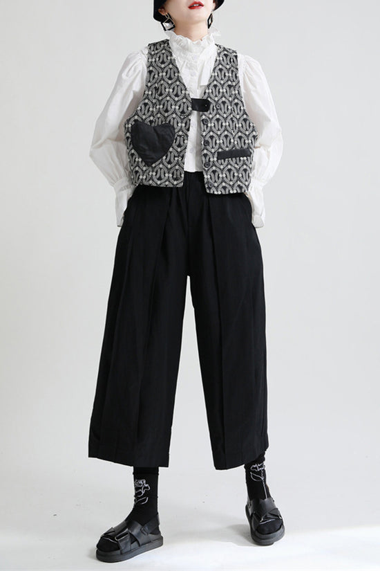 High Waist Wide Leg Casual Pants