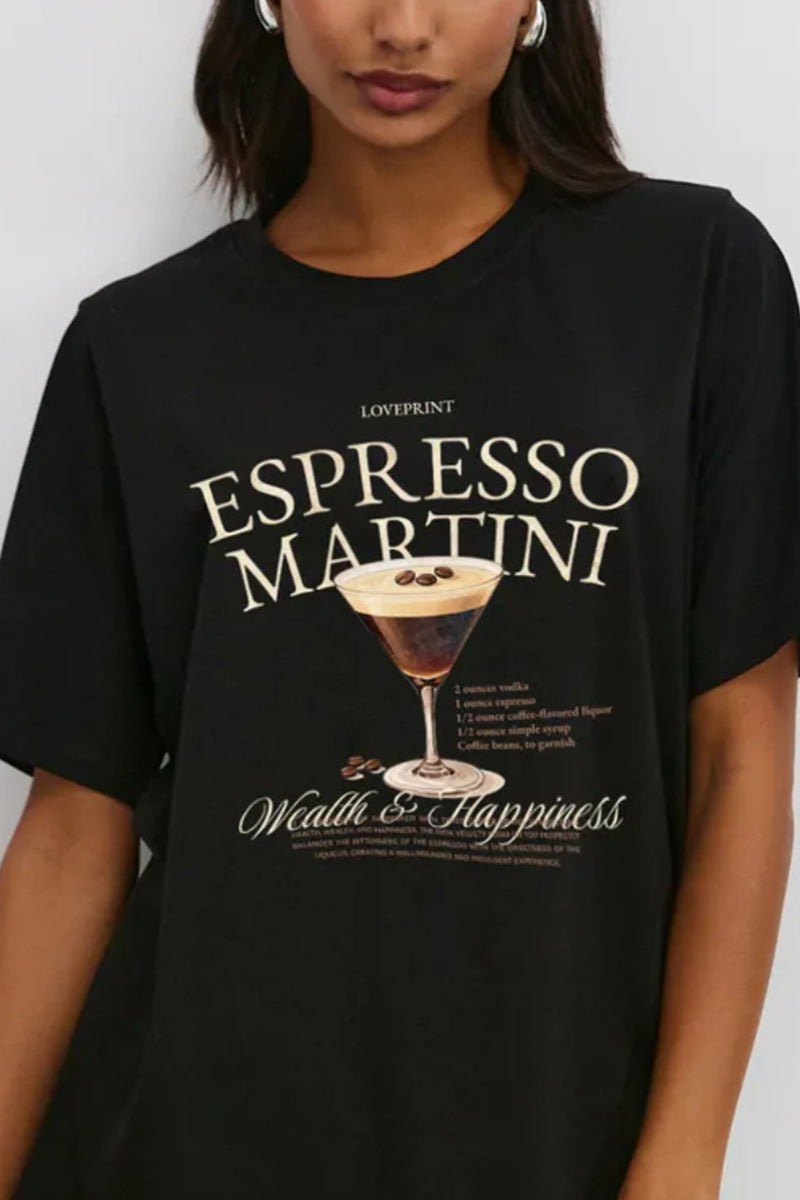 Espresso Martini Graphic T-Shirt