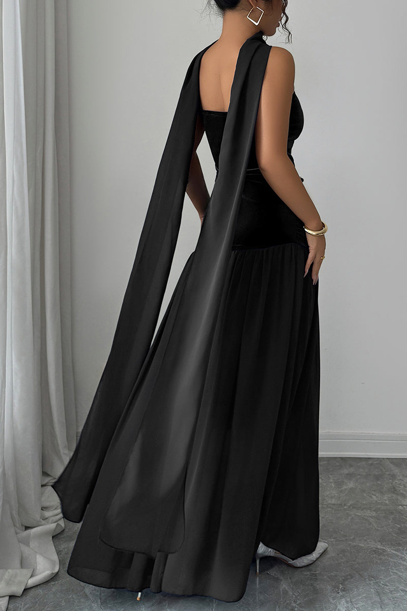 Elegant Sleeveless Maxi Dress
