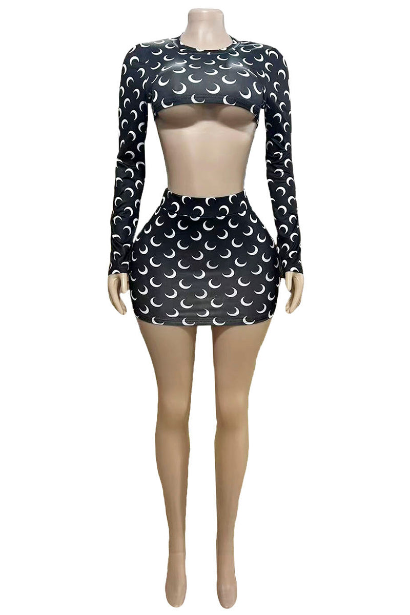 Crescent Moon Skirt Set