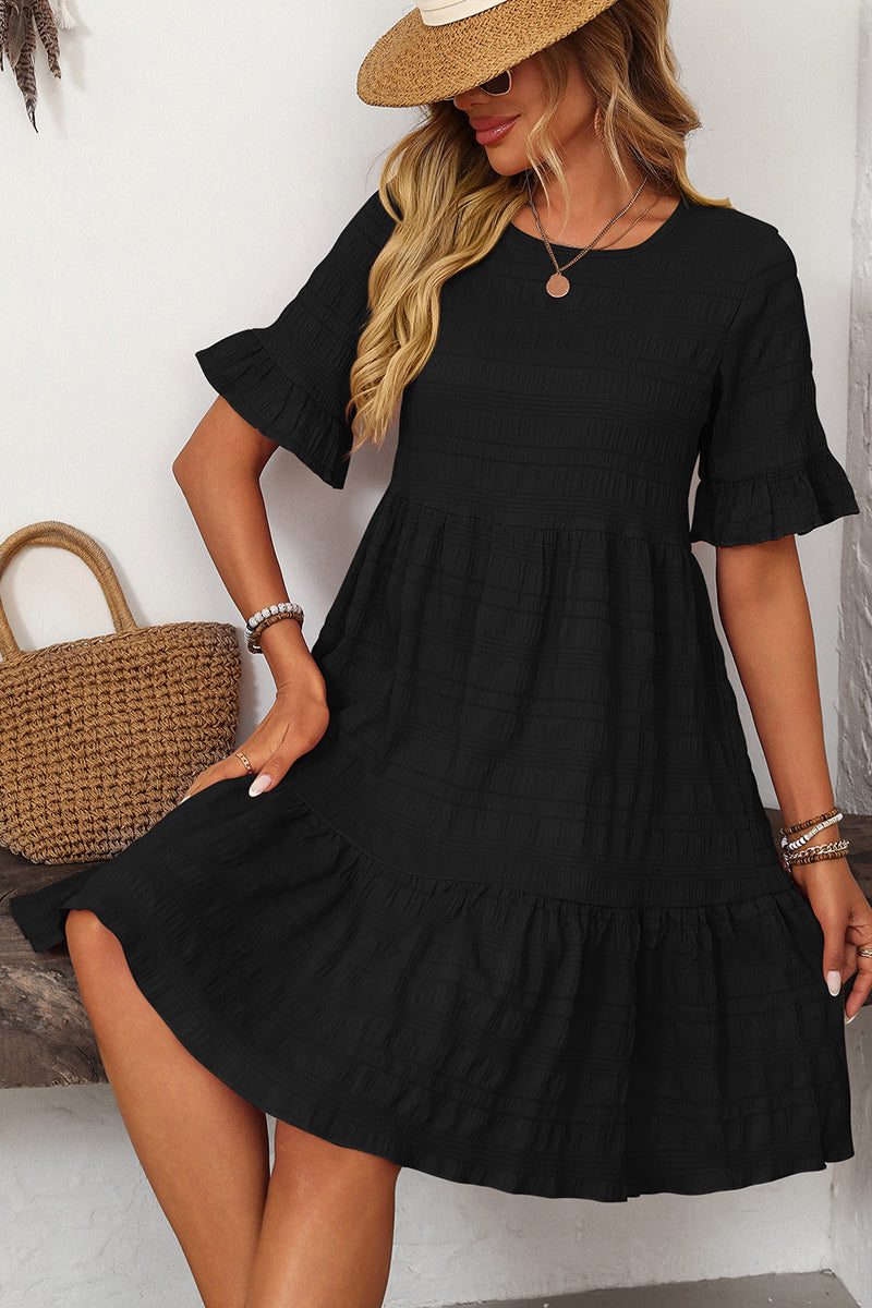 Effortless Elegance Short Sleeve Dress