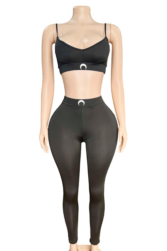Chic Sleeveless Top and Pants Set