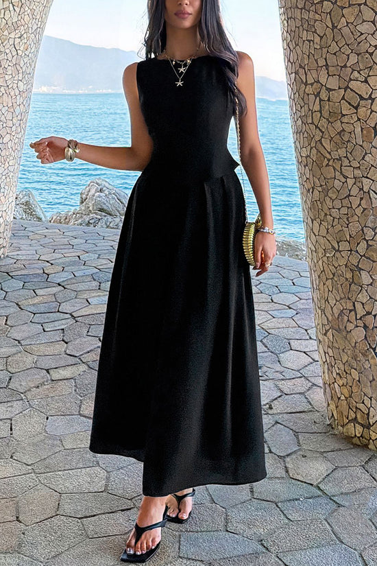 Two-Piece Sleeveless Skirt Set