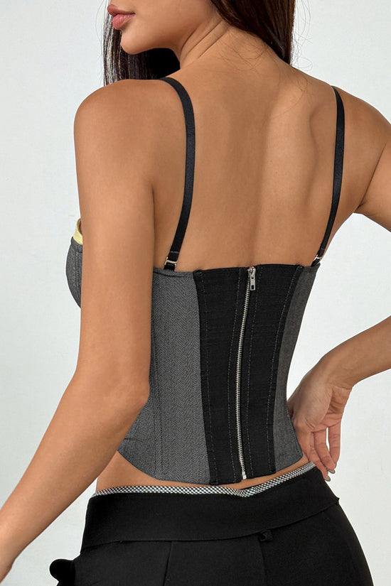Structured Bustier Tank Top