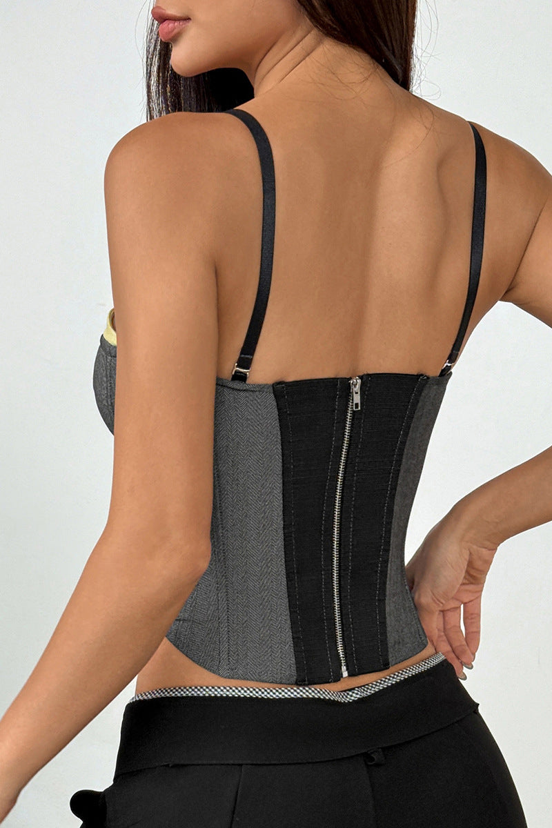 Structured Bustier Tank Top