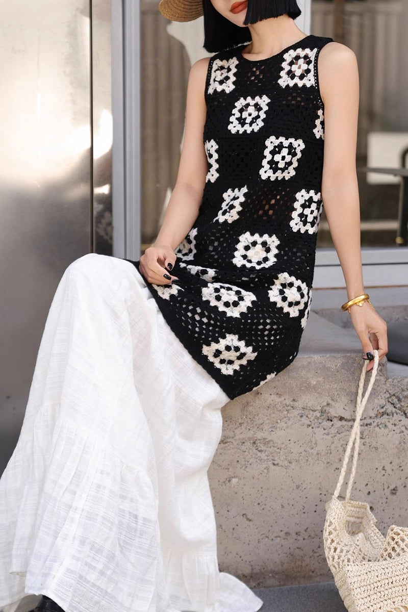 Crochet Pattern Sleeveless Dress