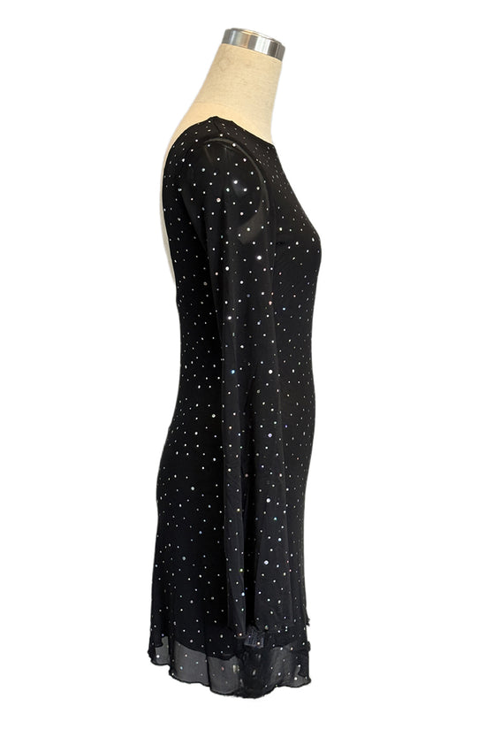 Backless Polka Dot Casual Dress