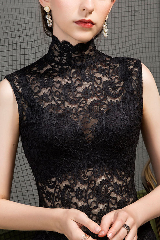 Elegant Lace High Neck Camisole