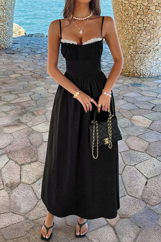 Elegant Spaghetti Strap Bodycon Dress