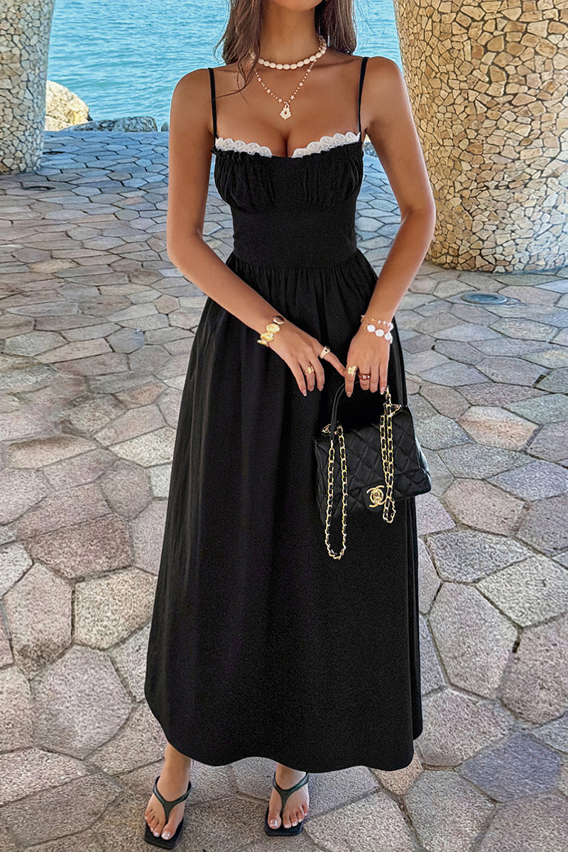 Elegant Spaghetti Strap Bodycon Dress