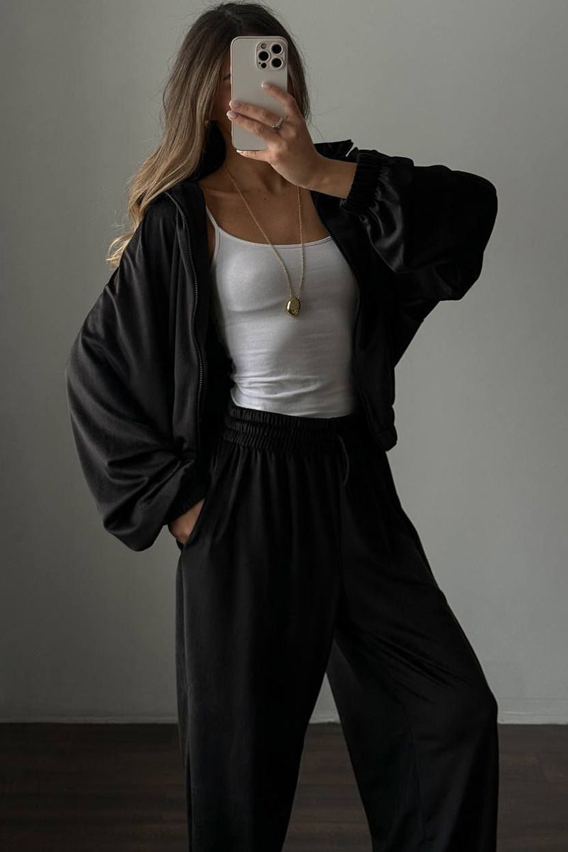 Cozy Hooded Activewear Set