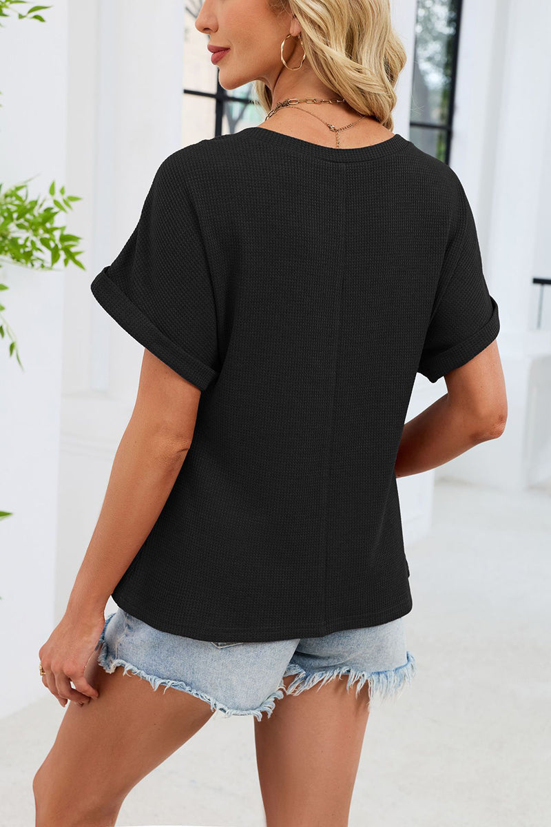Lace Detail Casual Tee