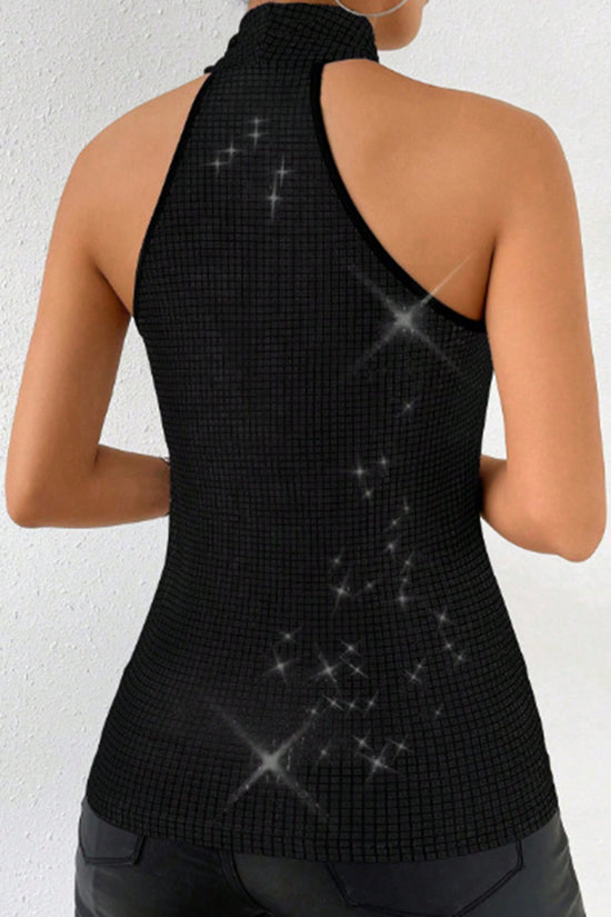 Crisscross Sparkle Tank Top