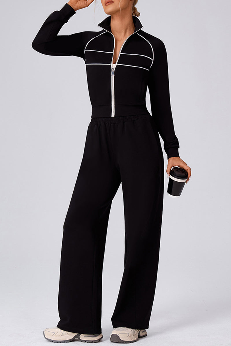 Sleek Performance Zip Jacket