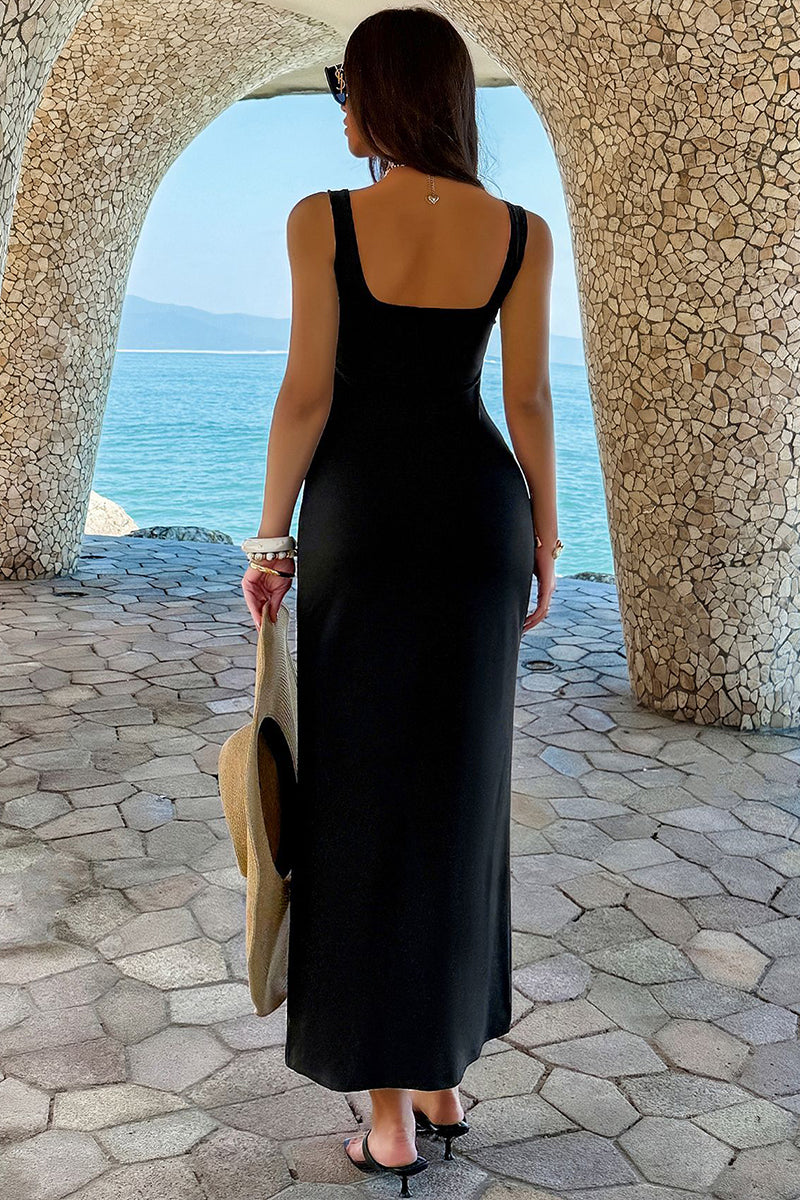 Elegant Sleeveless Maxi Dress