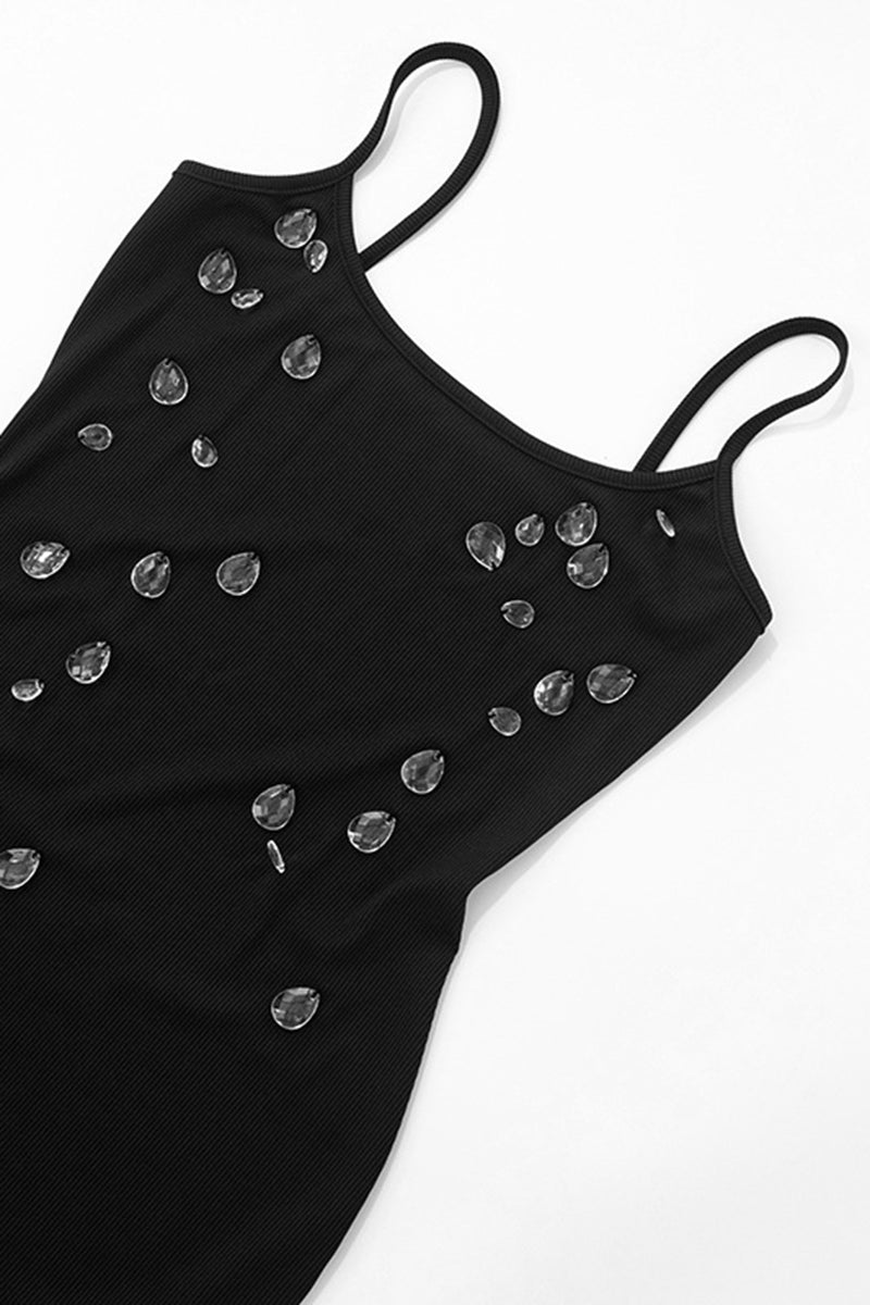 Sleeveless Bodycon Dress with Elegant Details