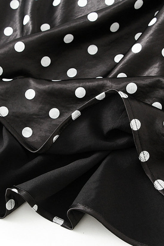 Polka Dot Midi Skirt