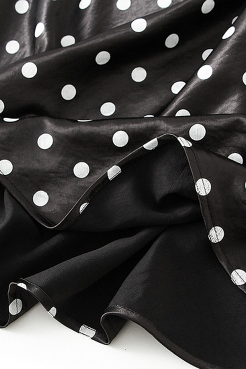 Polka Dot Midi Skirt