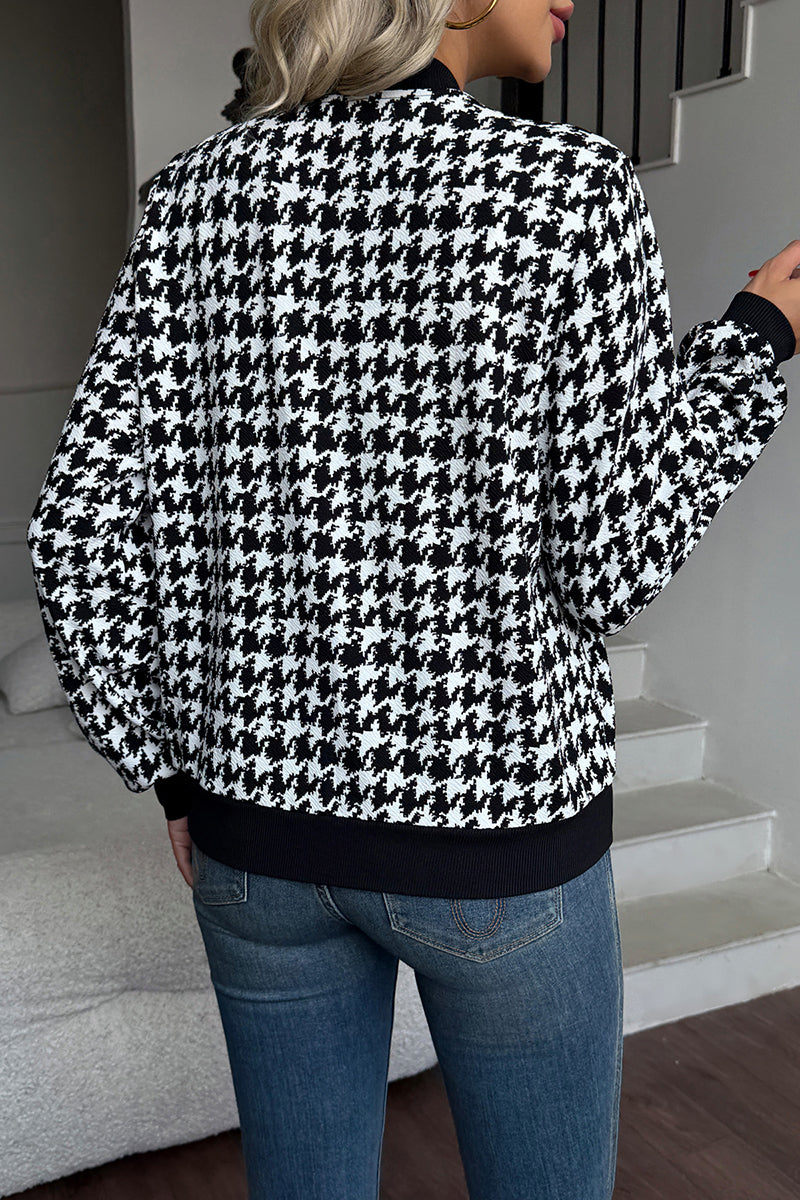 Houndstooth Casual Jacket