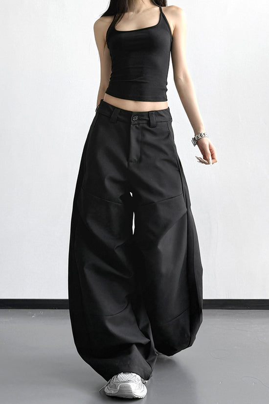 Wide-Leg Casual Pants