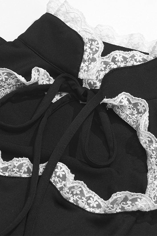 Elegant High-Neck Long Sleeve Bodycon Dress