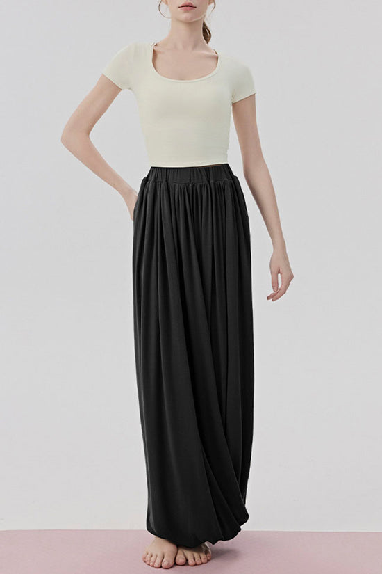 Elegant Flowing Casual Pants