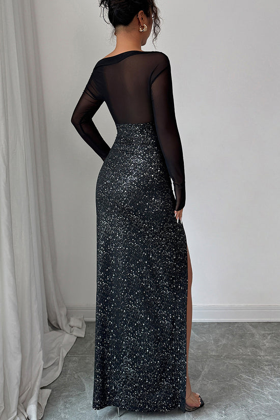Off-Shoulder Elegant Bodycon Maxi Dress