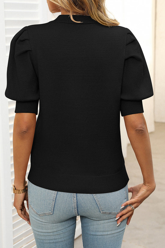 Elegant Puff Sleeve T-Shirt
