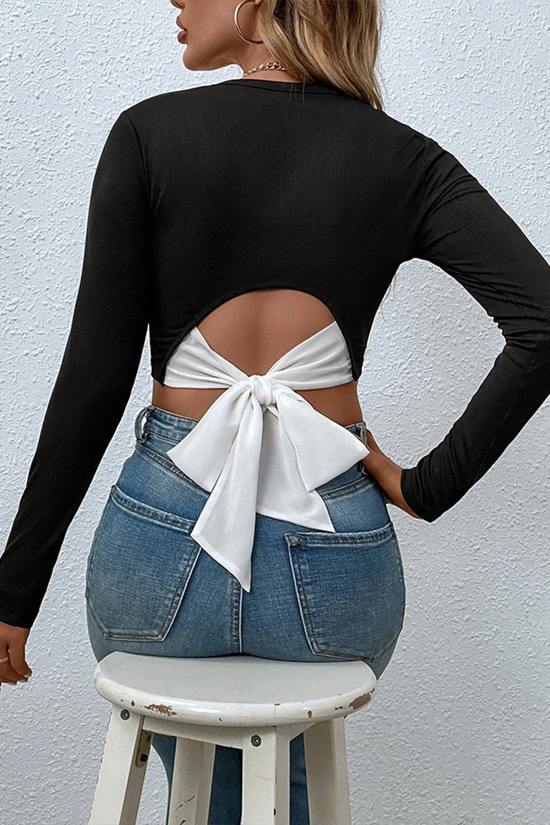 Long Sleeve Crop Top