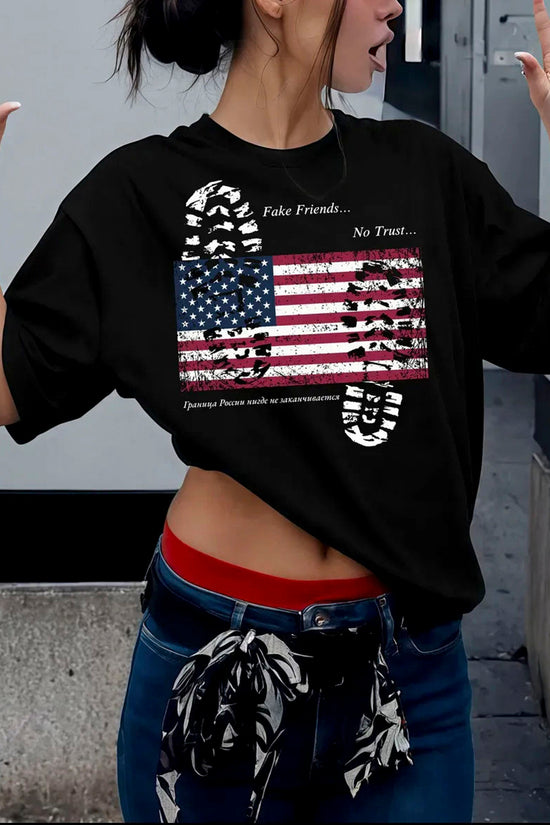 Graphic Statement Loose T-Shirt