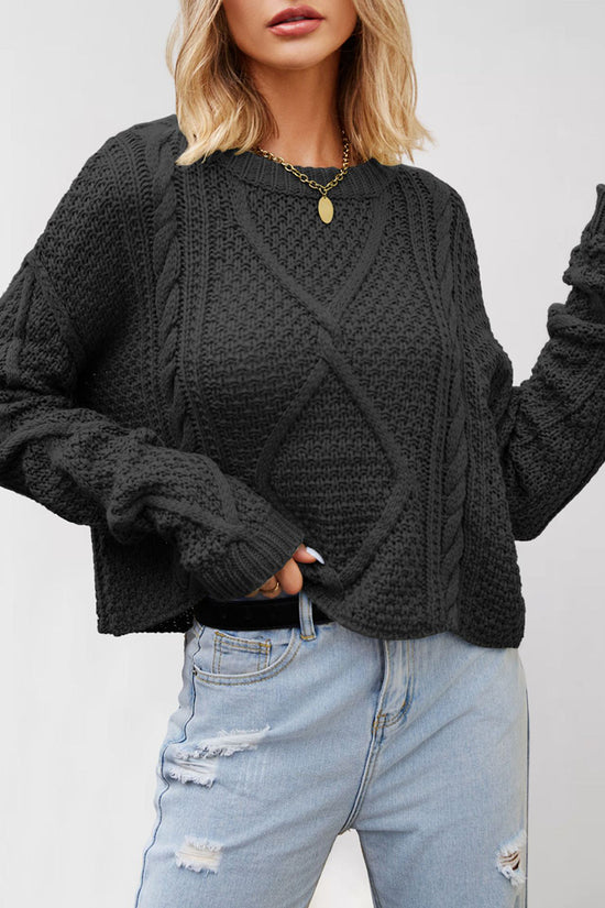 Cozy Knit Cable Sweater