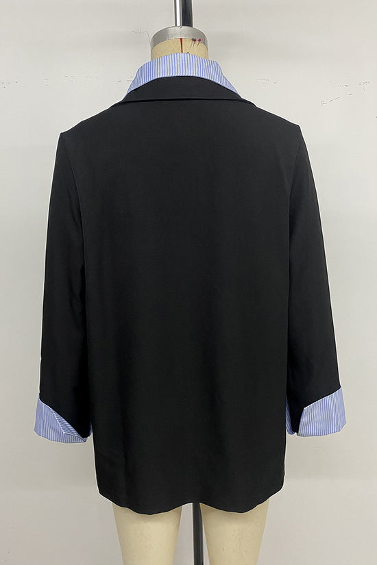 Chic Tailored Single-Breasted Blazer