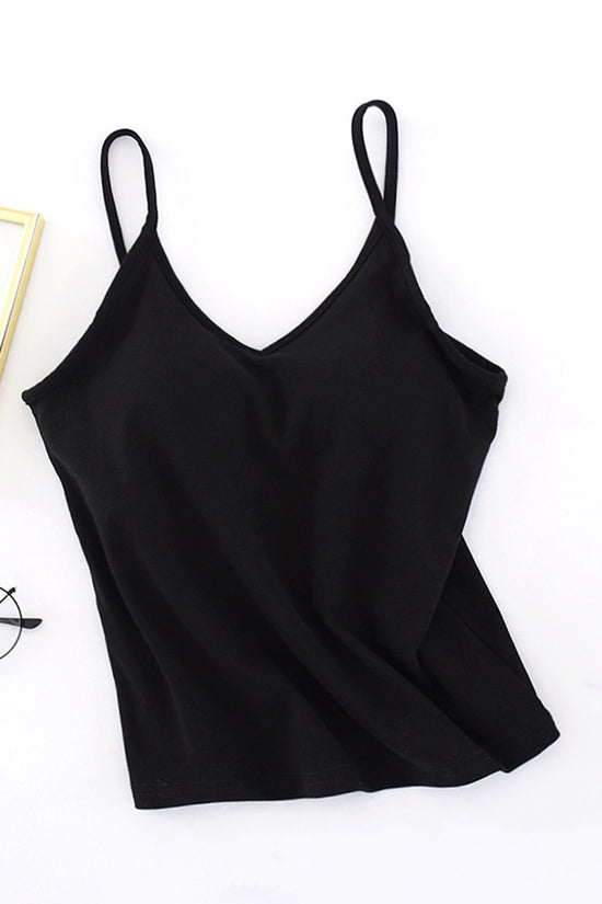 Sleek Sleeveless V-Neck Camisole
